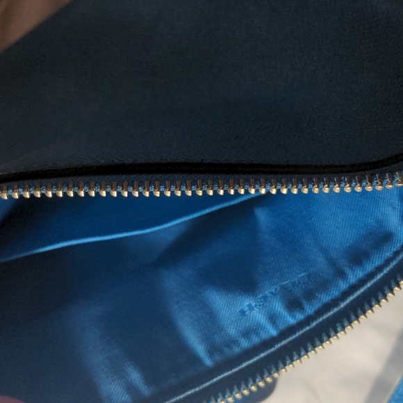 Blue Leather Coach Crossbody Bag - Picture 3 of 6